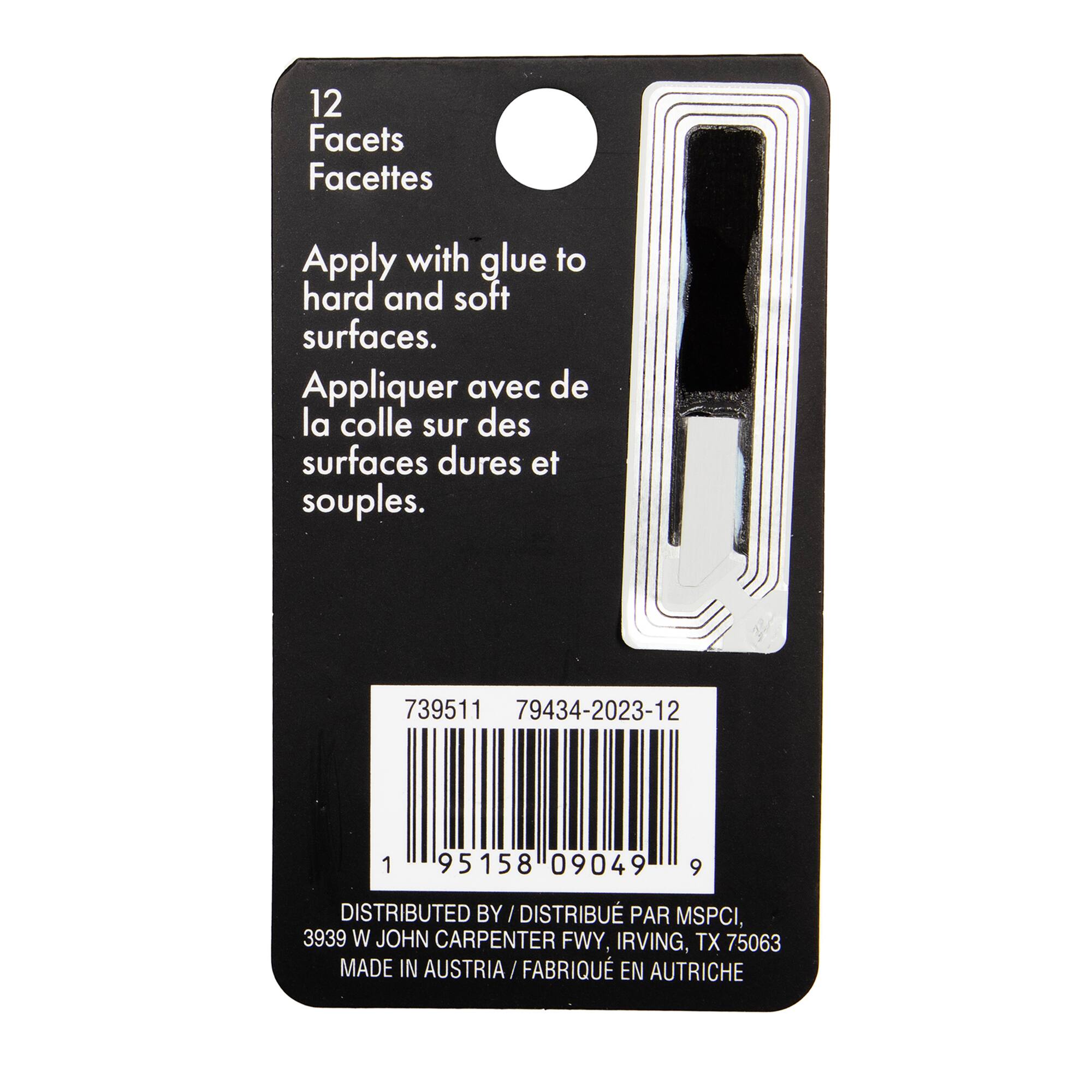 7.5mm Crystal AB Flame Glue-On Austrian Crystals by Bead Landing™, 10ct.